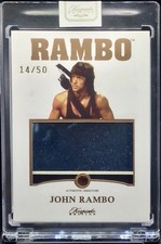2024 Rambo Keepsake Collection Prima Edizione John Rambo Gemma Jumbo Patch Reliquia