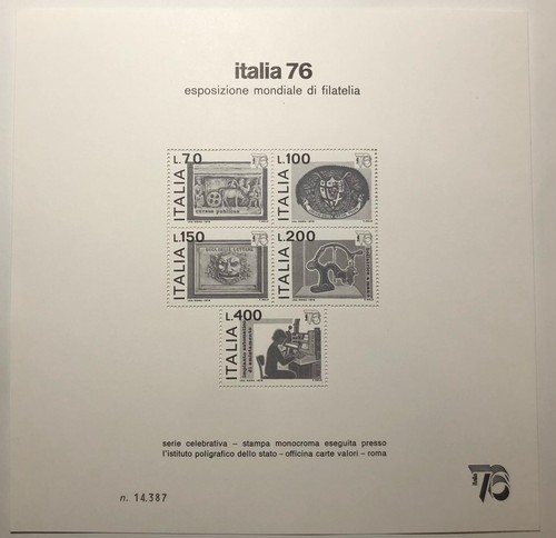 Italia 1976 foglietto - 1976,