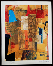 Kurt Schwitters Litografia certificata 180ex (Joseph Beuys Hans Hartung)