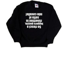 Al mio cavallo Felpa Bambino