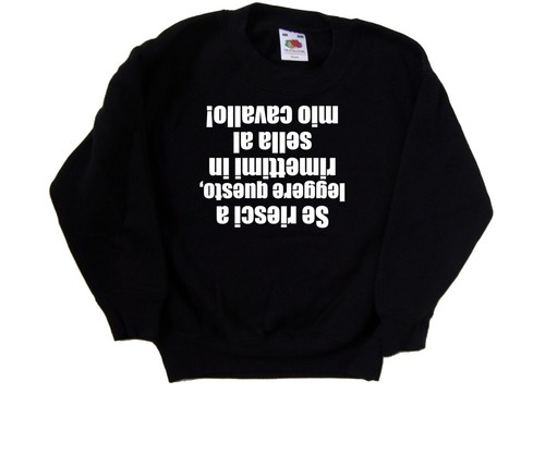 Mio cavallo felpa bambino - felpa,