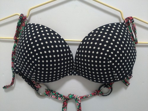 Bikini push nero pois - nero,