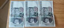 Monete Antiche Italiane 3 Banconote da 10000 Lire