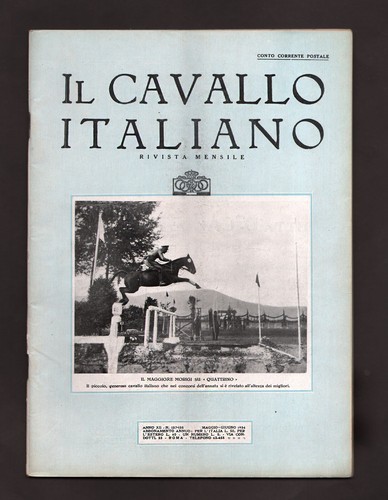 Cavallo italiano anno xii - italiano.,