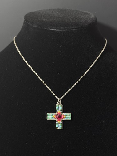 Collana con catena perline - collana,