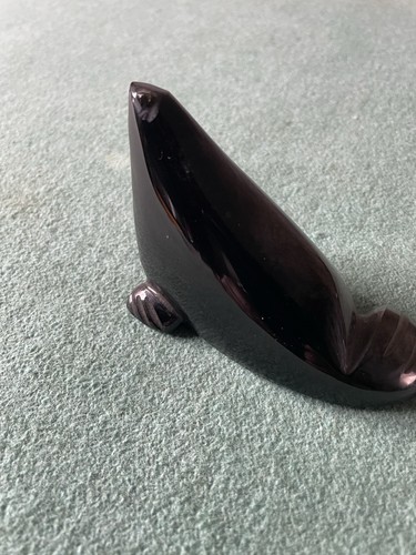 Scultura vintage ossidiana - in,