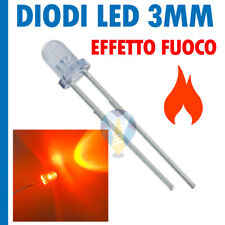 20 pezzi diodi diodo led tremolante diametro 3mm effetto fuoco reale presepe