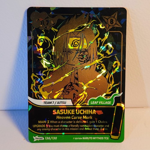 Carta naruto mythos tcg - tcg, sasuke