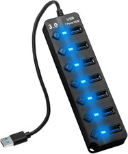 Hub 5Gbps Con 7 Porte USB 3.0