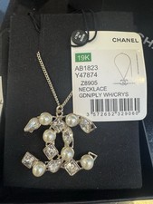 NWT 19K Chanel XL CC Crystal &