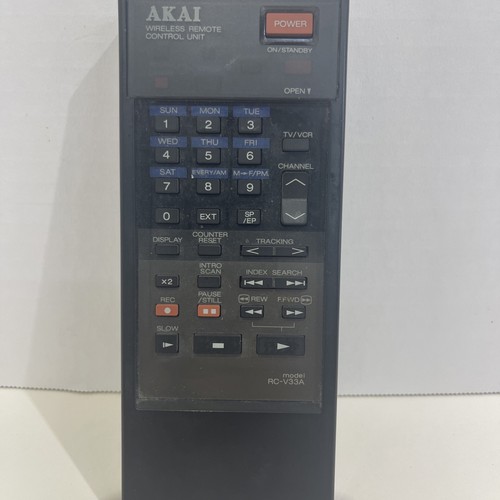 Akai v33a telecomando - rc-v33a, telecomando,