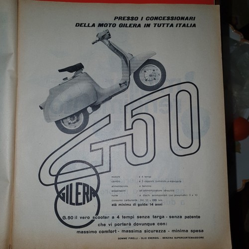Scooter gilera g50 advert - ,