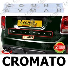 Logo Scritta Countryman Posteriore Cromato per Mini Cooper ONE SD Stemma Auto 3D