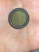 2 MONETE DUE EURO RARE, BEATRIX KONINGIN DER NEDERLANDEN 2001 E 2002 ERRORI 