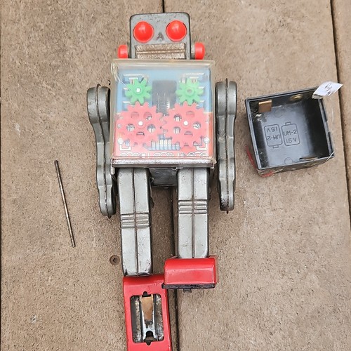 Robot avvolgibile latta - robot, in