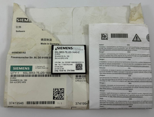 Siemens 6sl3853 7ej20 1aa0 - siemens, 6sl3853-7ej20-1aa0-z