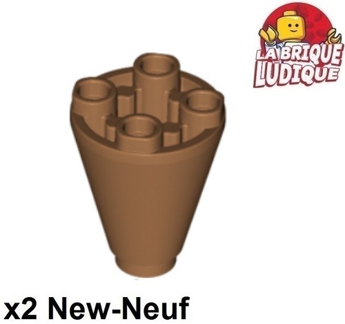 Lego cone 2x2x2 inverted - cone,