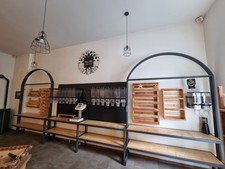 Mobile in ferro e legno con