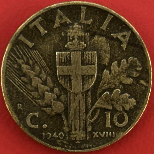 Moneta centesimi 1940 - 10,