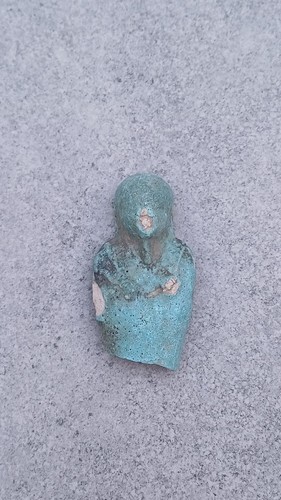 Antico ushabti egizio - ushabti, datato