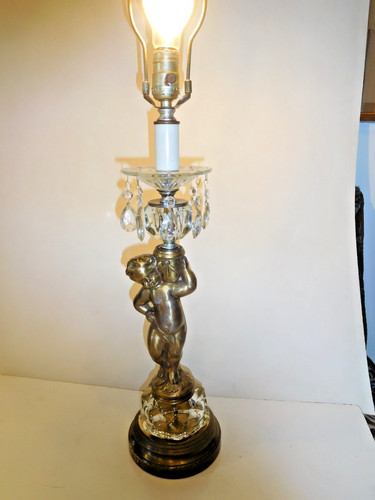 Lampada cherubino ottone