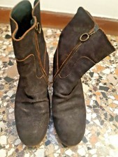 Stivaletti donna tg.38 fiorentini baker nero marrone