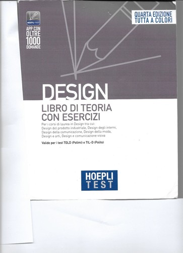 Hoepli test design libro - design,