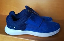 Scarpe running atletica ragazzi unisex DECATHLON 38 blu Royale a strappo 