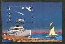 GAMBIA Space HALLEYS COMETA