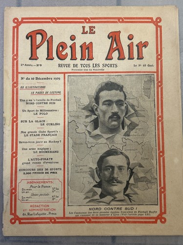 1909 revue sportive ancienne - 1909,