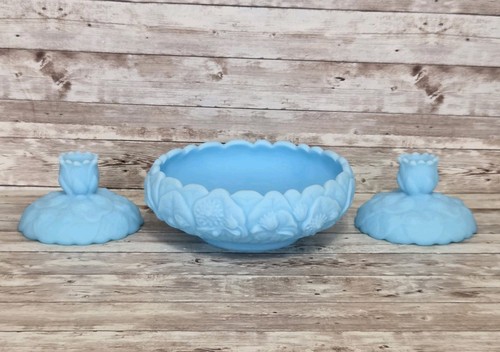 Consolle vetro satinato blu - consolle,