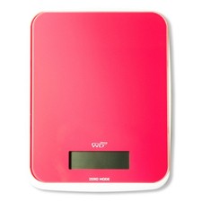 BILANCIA DIGITALE DA CUCINA CON DISPLAY LCD ROSSO CORALLO WD LIFESTYLE