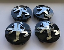 4x 60mm per Peugeot logo