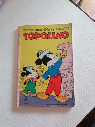 Topolino 384 del 4 1963 - topolino, 7/4/1963