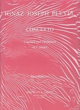 PLEYEL CLARINETTO CONCERTO IN C clarinetto e pianoforte