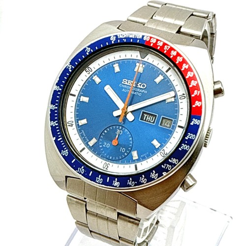 Orologio seiko 6139 6002 blue - 6139-6002,