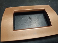 Placca metallo ABB serie civile  ELOS 3 fori