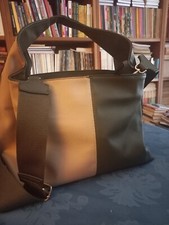 BORSA CARPISA bicolore in ecopelle con tracolla staccabile
