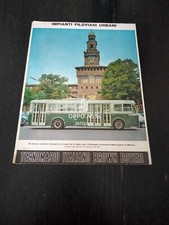 1964 AUTOBUS 2 ASSI 11 METRI FILOVIARIE URBANI PER AZIENDA TRAMVIARIA MILANO AD