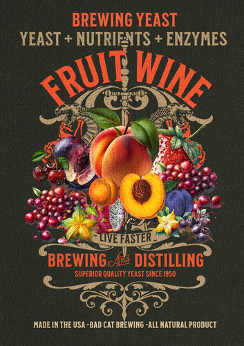 Lievito vino alla frutta - vino,