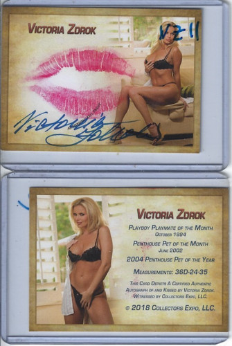 Victoria zorok signed kissed - victoria,