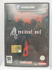 Resident Evil 4 Nintendo GameCube Buone Condizioni Con Manuale  TR Blu