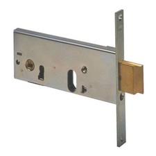 Serratura 44155-80-0 Cisa fascia 80 scrocco e mandata per profilati alluminio