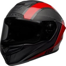 Casco Moto Bell Race Star Flex DLX Tantrum 2 MG Nero Rosso
