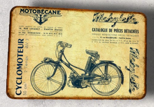Plaque métal vintage - plaque,