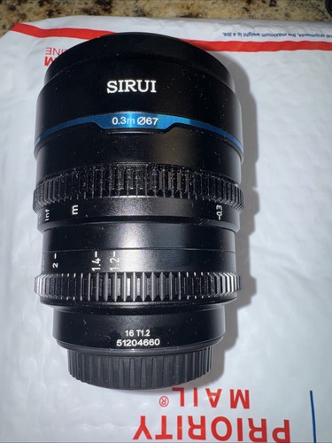Obiettivo sirui 16mm cine - sirui, t1.2