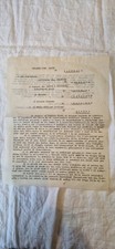 ANTICO DOCUMENTO DI GUERRA