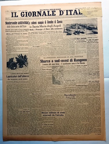 Giornale italia - , d'