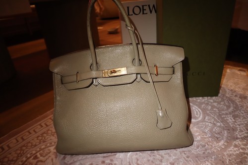 Hermès birkin gris - hermÈs, 35,