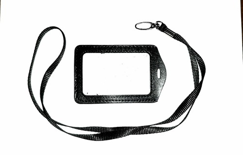 Porta badge con - laccetto, carta